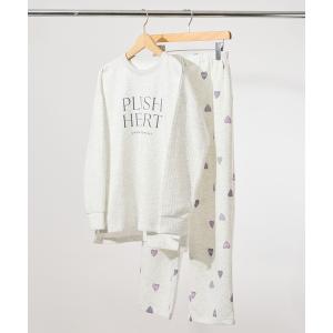 パジャマ ルームウェア 「 Candy Closet / キャンディークローゼット」 ハートプリント  長袖 パジャマ  GNI レディース