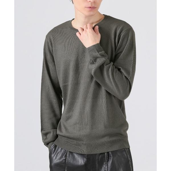セーター ニット カシミヤタッチクルーネックニット メンズ レディース
