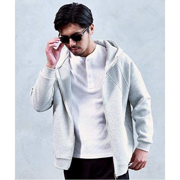 パーカー 「CavariA/キャバリア」裏起毛スタンドジップパーカー メンズ レディース