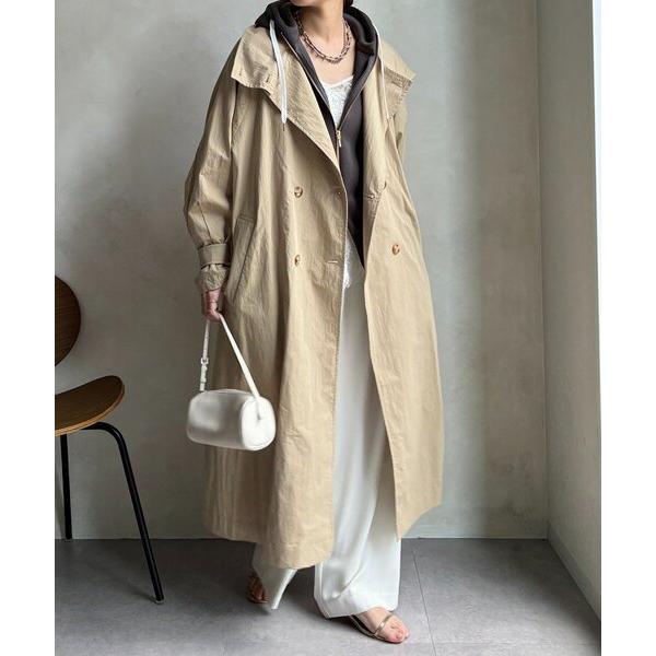 コート アウター ライナー付トレンチコート レディース