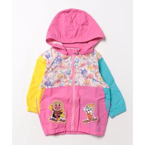 ブルゾン アウター 総柄切り替えカラフルブルゾン キッズ 子供服 女の子