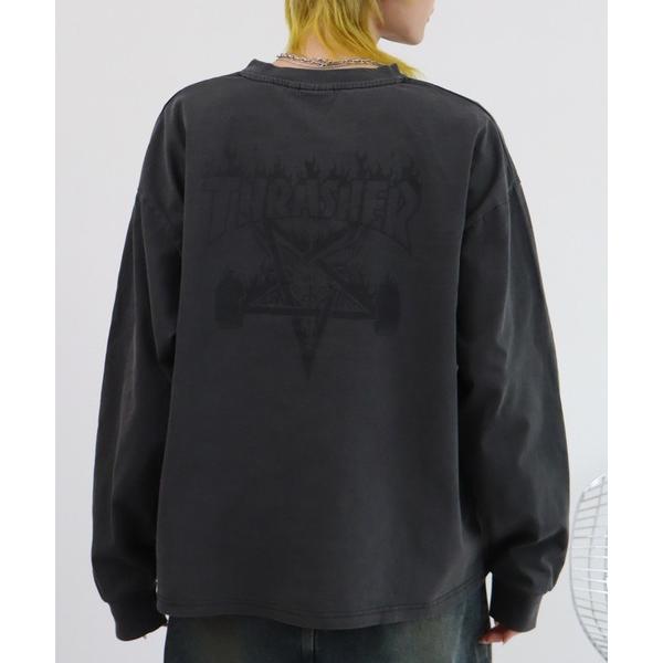 tシャツ 「THRASHER/スラッシャー」アソート ピグメント加工 アートワークデザイン ロングス...
