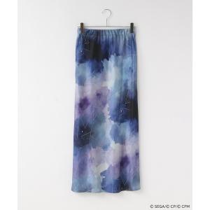 スカート プロジェクトセカイ＊LOWRYS FARM サテンスカート　657101