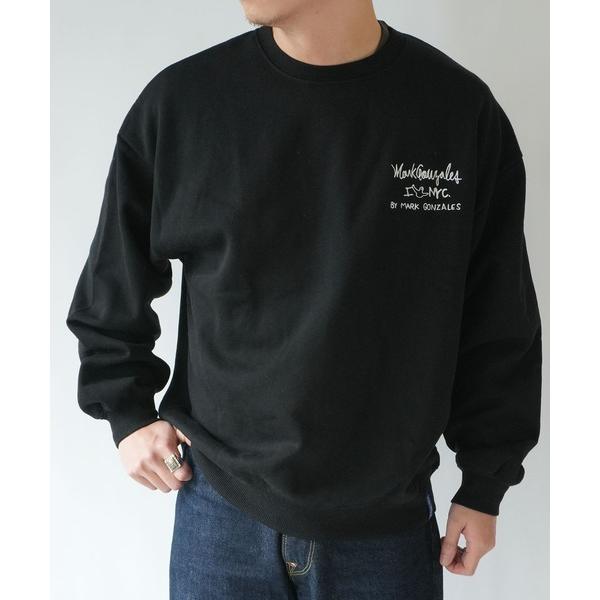 トレーナー スウェット 「 MARK GONZALES 」 I Love NYC グラフィック バッ...
