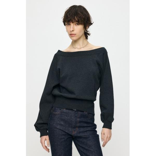 トレーナー スウェット SIDE SLIT OFF SHOULDER スウェット レディース