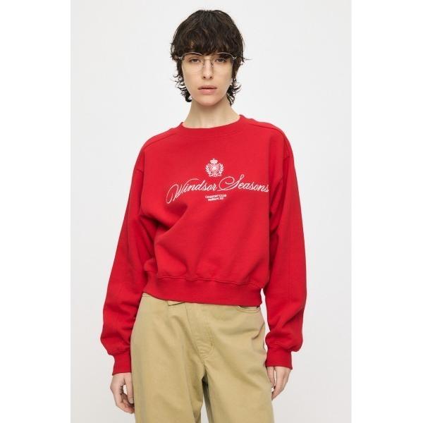 トレーナー スウェット CC EMBROIDERY プルオーバー レディース