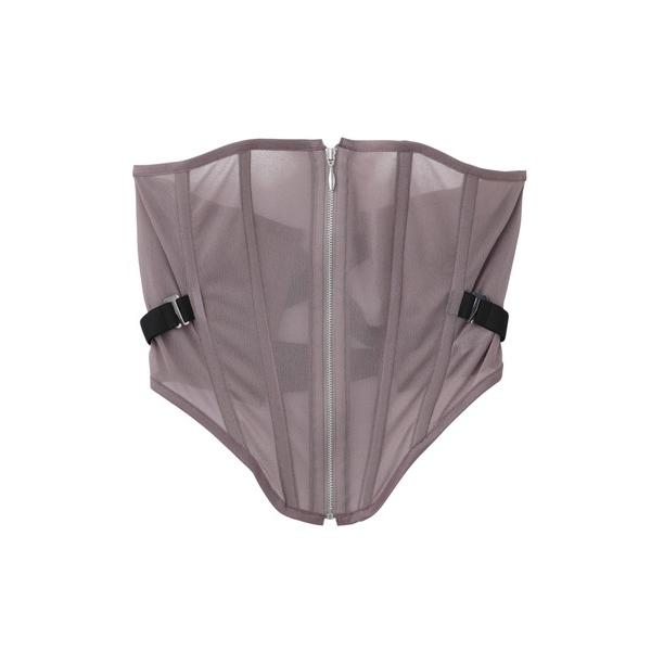 tシャツ SEE-THROUGH CORSET レディース
