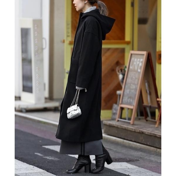 「Bonjour Sagan」 コート L ブラック レディース