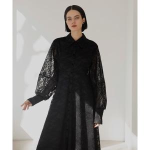 「MIELI INVARIANT」 長袖ワンピース FREE ブラック レディース