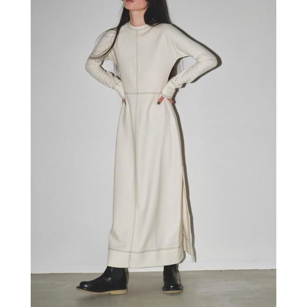 「TODAYFUL」 長袖ワンピース 38inch ホワイト レディース