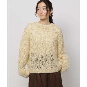 「niko and...」 長袖ニット FREE イエロー レディース