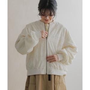 「niko and...」 ブルゾン FREE オフホワイト レディース