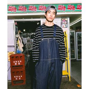 オーバーオール サロペット 「niko and ...JEANS」 WIDE DENIM OVERALLS メンズ