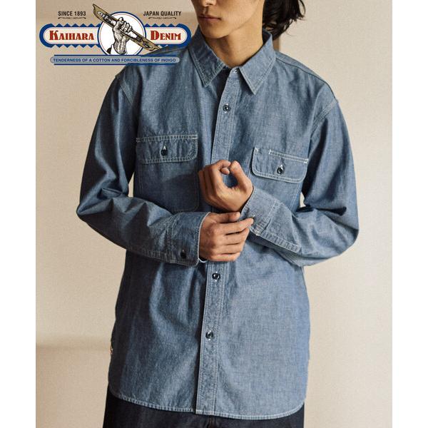 シャツ 「日本製」JAPAN CHAMBRAY SHT LS/ジャパン シャンブレー ロングスリーブ...