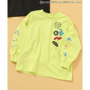 tシャツ ちびまる子ちゃんコラボ 袖モチーフロンT キッズ 子供服 男の子 女の子
