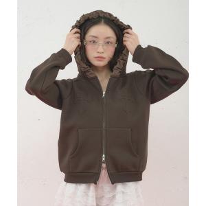 パーカー 「日本限定」FRILL CROSS HOODIE / フリルクロスフーディ レディース