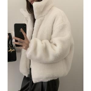 ブルゾン アウター YUGA_YGMC 　Padded boa blouson coat レディース