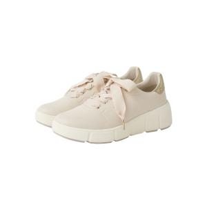 スニーカー 「軽量」ビジュー付きリボンスニーカー レディース