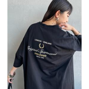 tシャツ 「FRED PERRY/フレッドペリー」 別注 ORIGINAL SPORTSWEAR バック刺繍ロゴTシャツ レディース メンズ