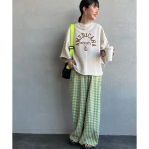 パンツ 「UNIVERSAL OVERALL/ユニバーサルオーバーオール」 別注 総柄イージーワイドパンツ「追加」 レディース
