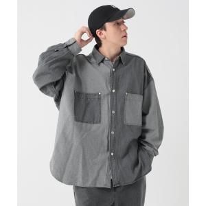シャツ デニムオーバーシャツ メンズ レディース
