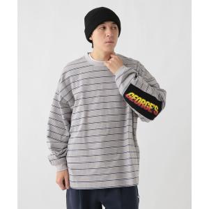 tシャツ エルボーパッチマルチボーダー メンズ レディース