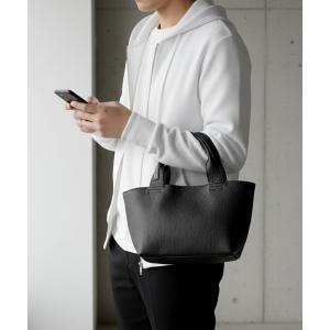 トートバッグ LEZALI エンボスミニトートバッグ メンズ レディース