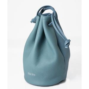 ショルダーバッグ LEZALI エンボス巾着バッグ メンズ レディース