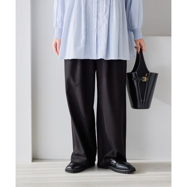 スラックス パンツ 2タックワイドストレートパンツ「プチ・プラスサイズあり」「オケージョン2026S...