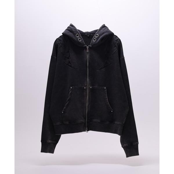 パーカー RESHAM トライバル刺繍ZIPパーカー メンズ レディース