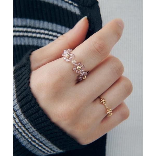 指輪 リング 「GOLDY」2個セット Little Bloom ビーズリング 5260203 レデ...