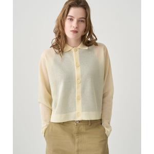 カーディガン ORCIVAL | ジャガード 衿付きニットカーディガン WOMEN レディース
