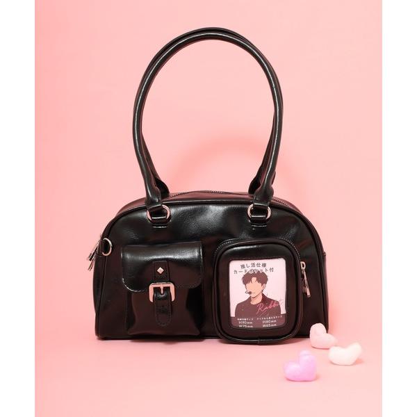 ボストンバッグ Osel Coboca+合皮Wポケット窓付ボストン キッズ 子供 女の子