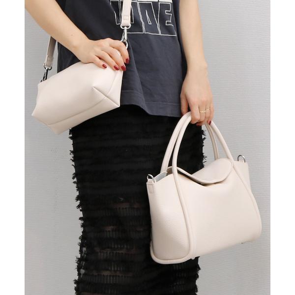 トートバッグ カシュカシュ cachecache / 通しハンドル2wayフラップトート レディース
