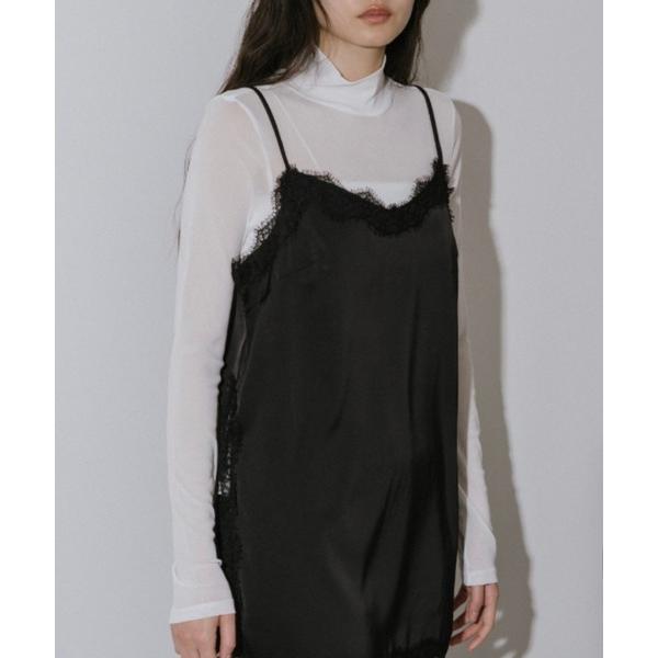 tシャツ ハイネックシアーインナー レディース