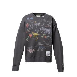 トレーナー スウェット Kids Doodle Printed Sweatshirt メンズ