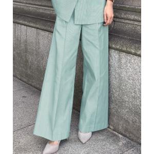 パンツ ストライプ美脚マリンパンツ（eco素材） レディース