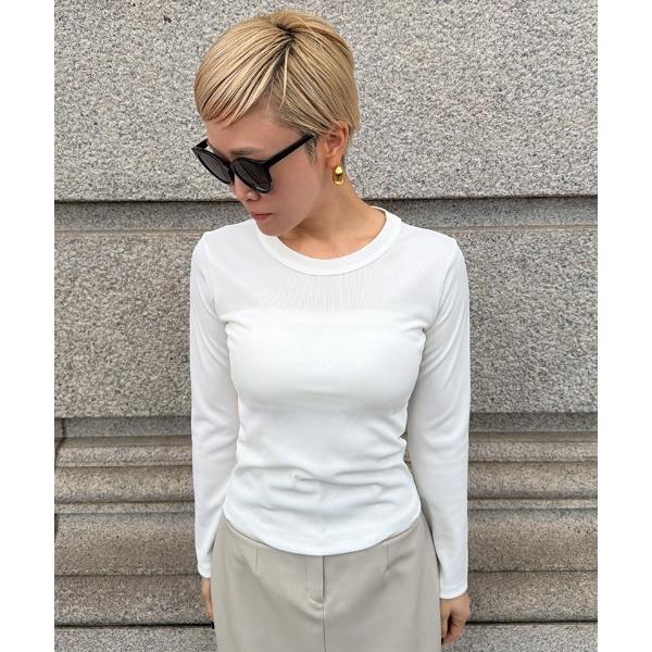 tシャツ 日本製ストレッチリブＴシャツ レディース