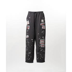 スウェットパンツ ジャージ Embellished Sticker Sweat Pants メンズ