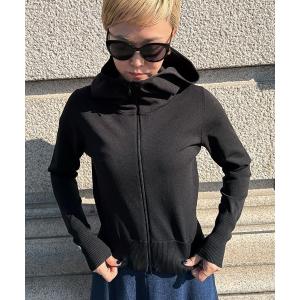 ニット セーター UVカットドライタッチパーカー レディース