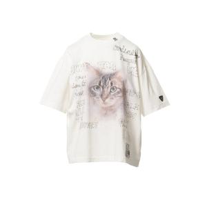 tシャツ Cat Printed T-shirt レディース
