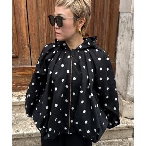 コート アウター シアードットボリュームブルゾン（北陸生産生地） レディース