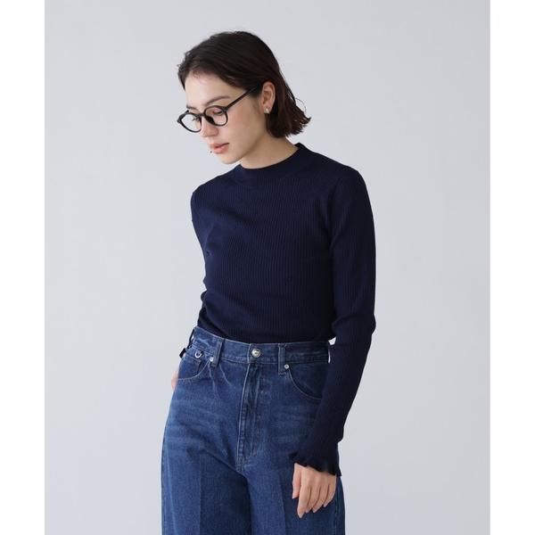 ニット セーター 「好きを着て気分が上がる」ドットジャガードニット レディース