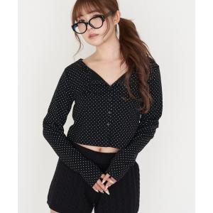 カーディガン キャミセットコンパクトカーディガン レディース