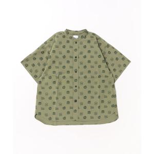 ブラウス シャツ GC Patterned Band Collar Shirt キッズ 子供服 男の子 女の子