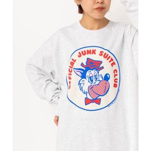 tシャツ M2619 ウルフプリントロンT レディース