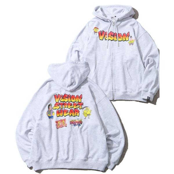 パーカー 「VISION STREET WEAR/ヴィジョンストリートウェア」×「SpongeBob...
