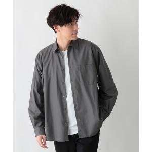 BRICK＆SONS シャツ ウールカシミヤナイロン リラックスCPOシャツ