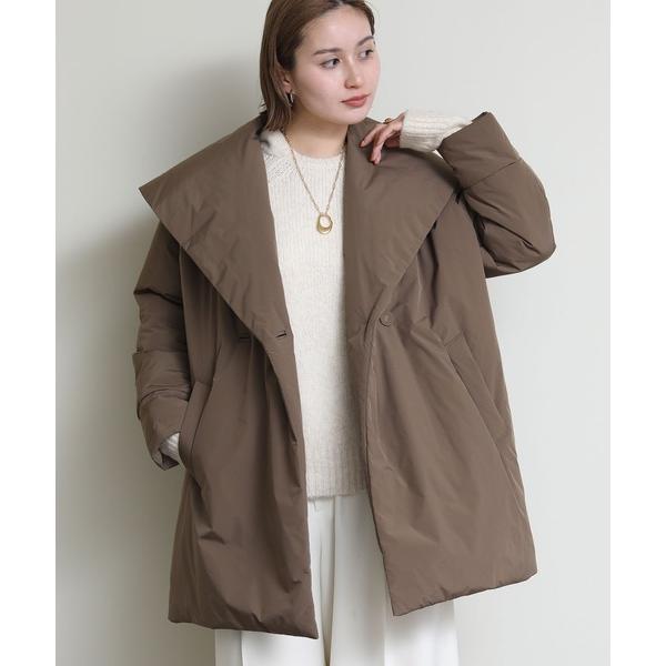 コート アウター パフミドルコート レディース