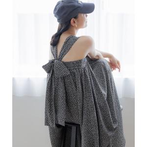 「coca（coca）」 キャミソールワンピース ONE SIZE ネイビー レディース
